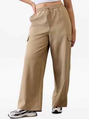 Athleta Promenade Wide-Leg Cargo Pants